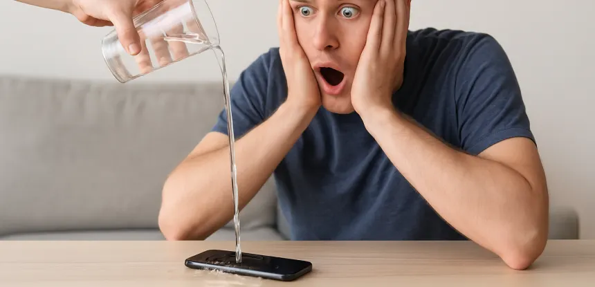 how to get water out phone speaker