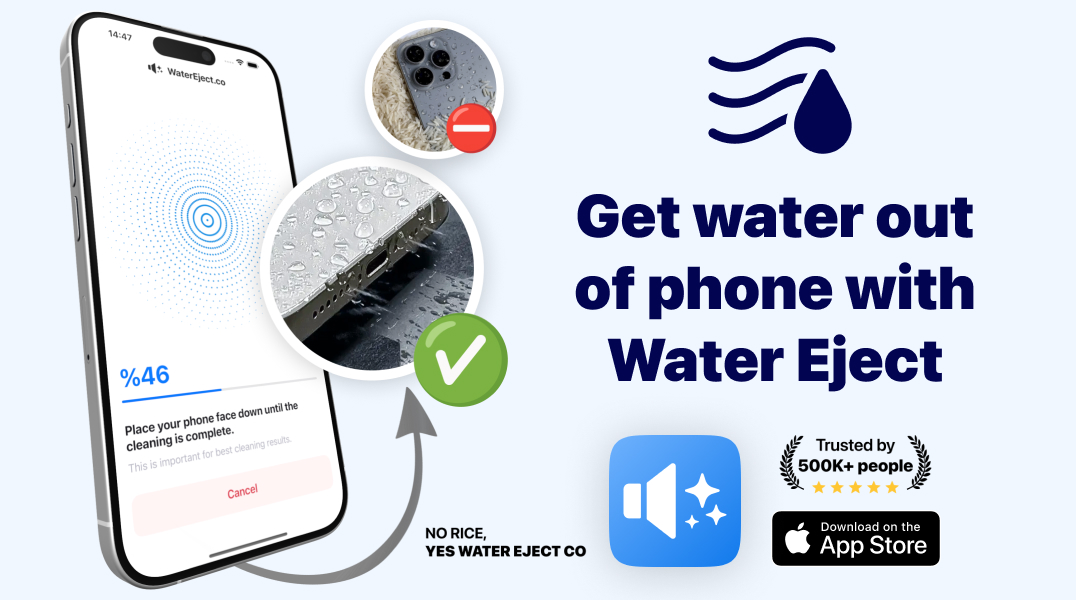 fix my speaker with water eject iOS application